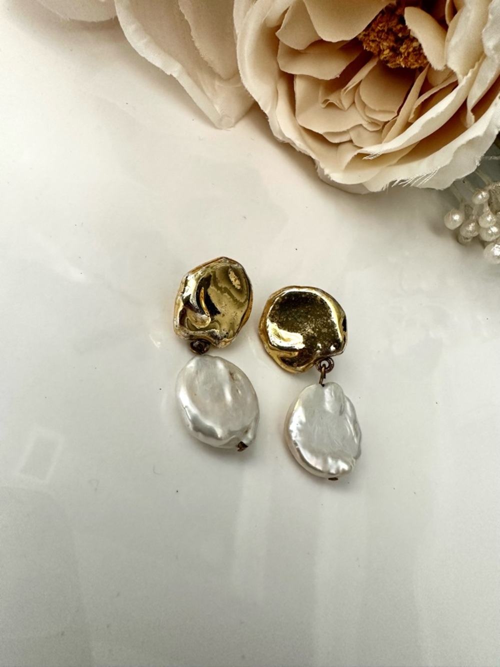 Lizzie Fortunato Coin Reflection earrings